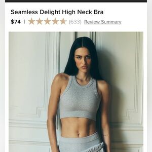 Alo seamless high neck bra